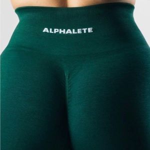 Alphalete Amplify Leggings in shade Pine